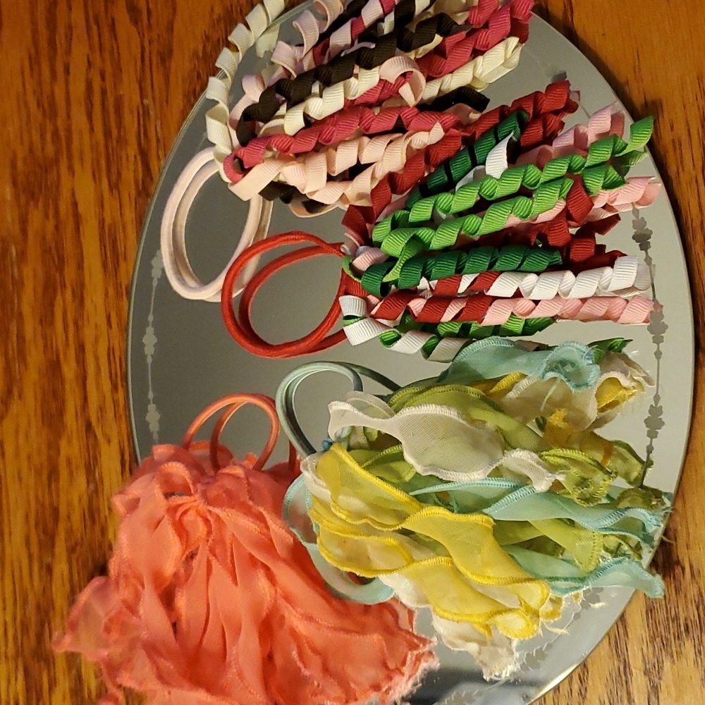 Gymboree Curly Hair Tie lot of 4